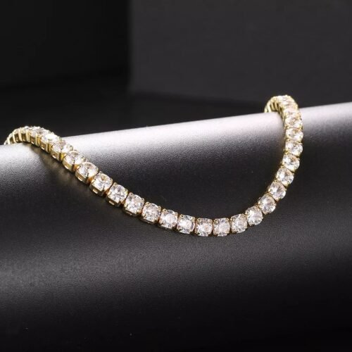 Unisex Iced Out Tennis Necklace