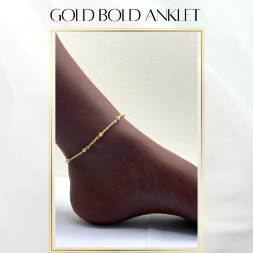 Gold Ball Anklet