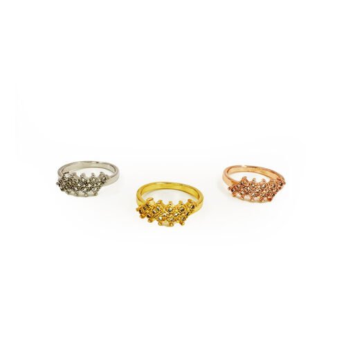 CZ Spikes Ring