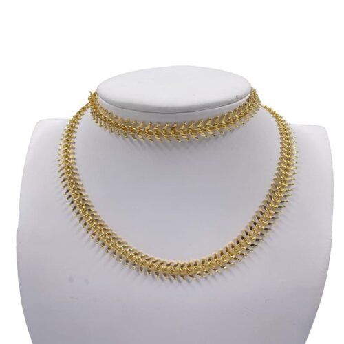 Fishbone Necklace and Handband