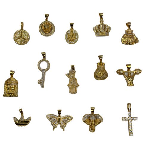 Crystal Gold Pendants