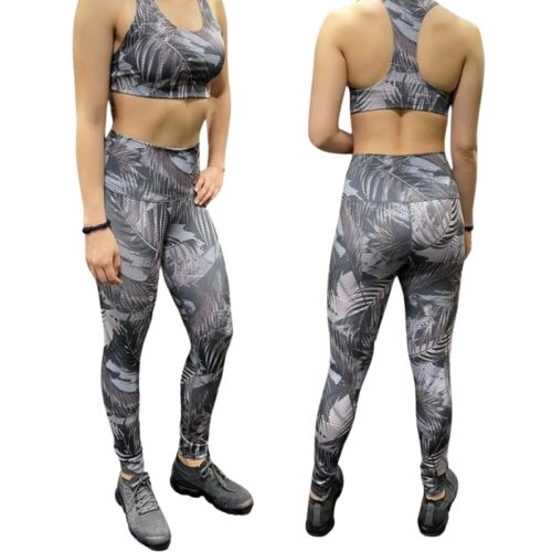 Black Palm Leaves Outfit