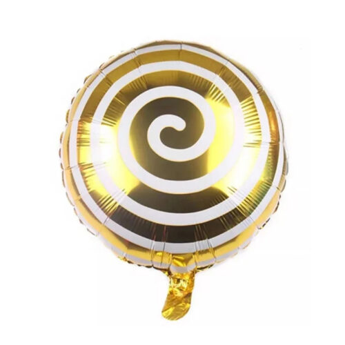 Spiral Gold Balloon