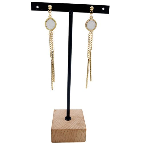 Soft Crystal Hanging Earrings