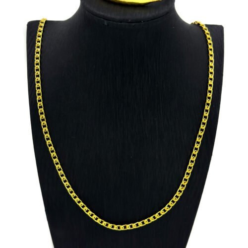 Spanish Link Chain and Gold Tone Taj Bracelet