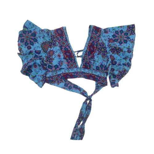 Blue Silk Croptop