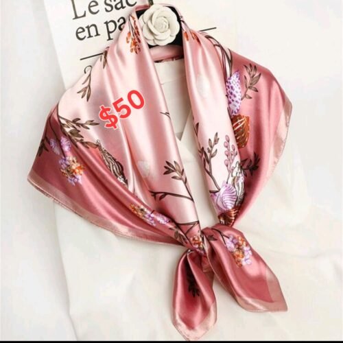 Color Block Square Scarf For Women