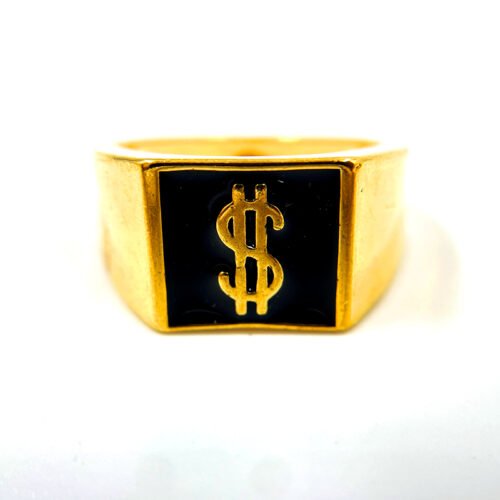Plain Gold Pattern Rings