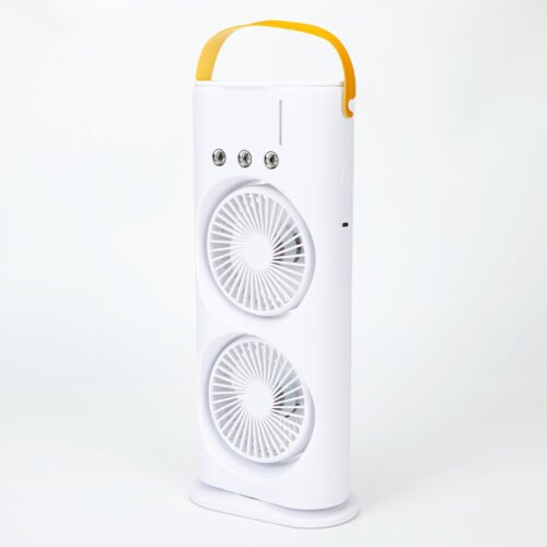 Dual Head Mist Fan with Remote