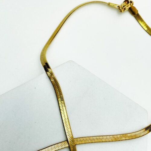 Herringbone Gold Link Chain