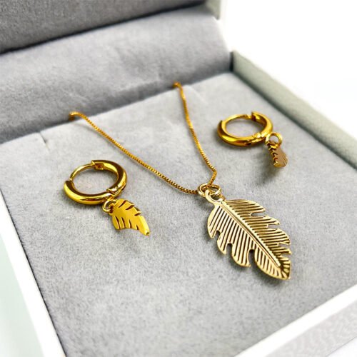 Leaf Jewelry Set