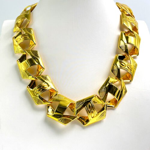 Block Link Chain - 22 Inch x 1 Inch