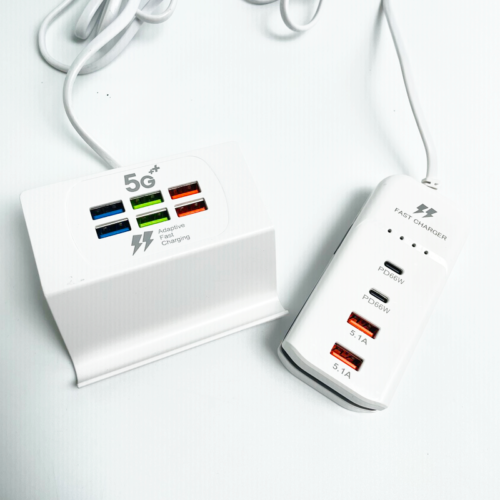 4-Socket & 6-Socket Charging Station