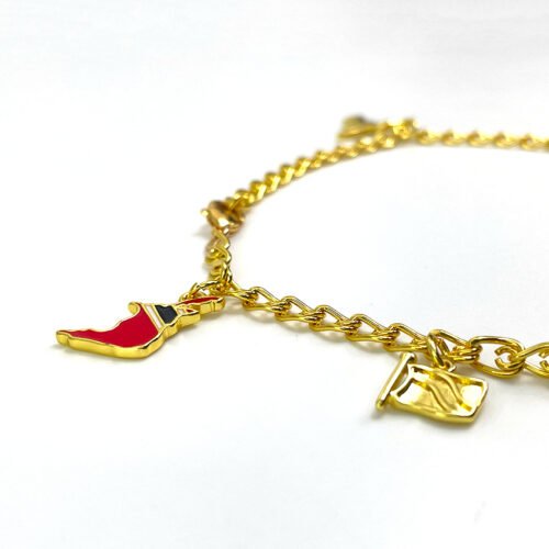 Trinidad Charms Anklet Red